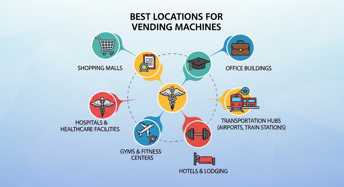 Best Locations for Vending Machines