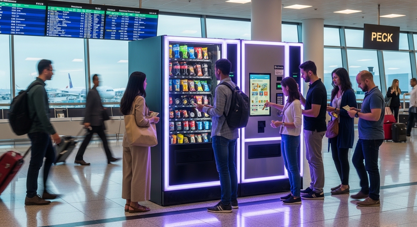 High Traffic Vending Machine Locations That Perform